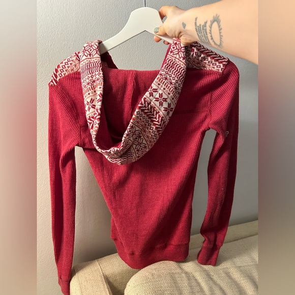 Red skinny winter sweater - Picture 2 of 3